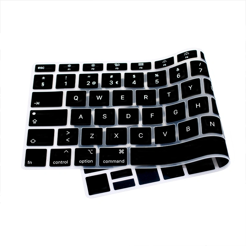 EU Version Waterproof Silicone Laptop With portuguese Keyboard Protective Film Keyboard Cover laptop skin for macbook air pro 13