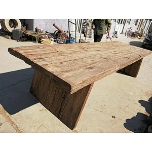 Furniture rustic Large Dinning Table With solid wood wholesale vintage furnture