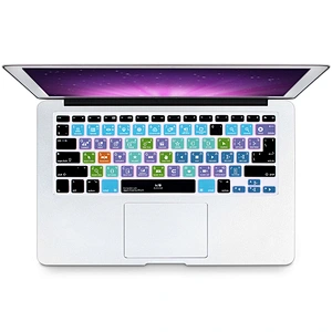 China Factory Dust-proof Final Cut Pro X Functional Silicone Russian Laptop Keyboard Protective Film For Macbook Air Skin