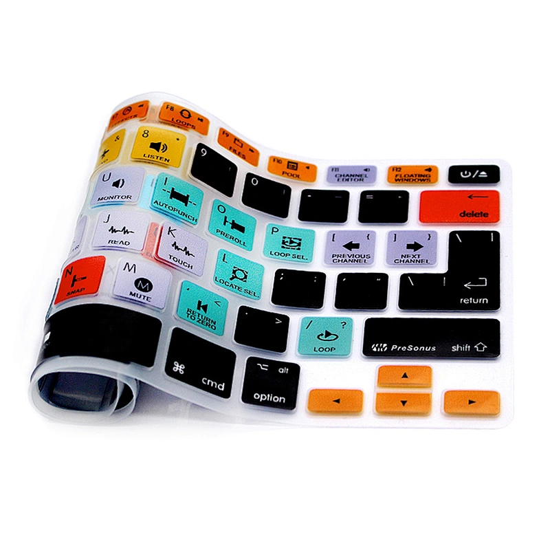 Fashionable Custom Silicon Products Studio One keyboard silicon  Hot keys Laptop Keyboard Protective Film For mac keyboard