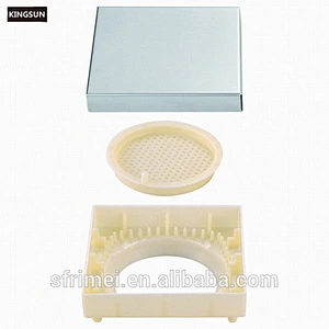 Square Tile Insert Concealed Floor Drain Stainless Steel Bathroom Drain