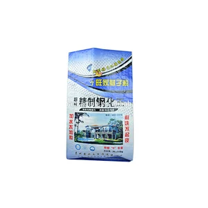 Construction use cheap gravure printing bopp laminated 20kg pp woven cement packing bag for wall putty,mortar,calcium hydroxide