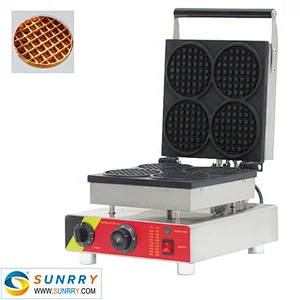 Hot sale gas stainless steel commercial belgian 4 pcs lolly waffle stick maker