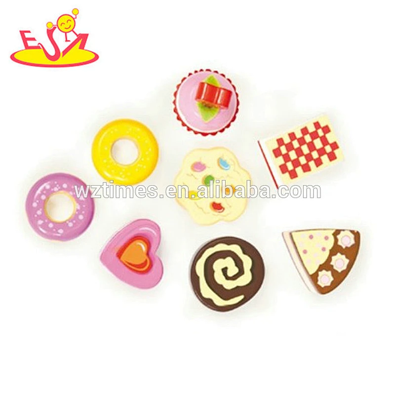 Die beliebtesten Kinder spielen Holzspielzeug Kuchen mit Ständer W10B241