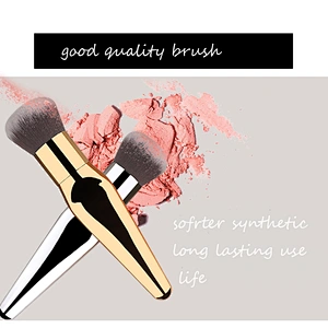 2018 Professional Makeup Brushes private label Cosmetic Foundation Powder Blush Contour Fish Tail single brush