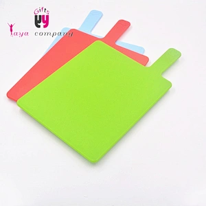 Kitchen Tool 4pcs Classify Flexible Silicone Folding Cutting Board Set