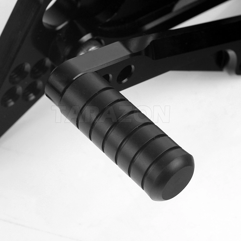 CNC Alloy Aluminium Adjustable Motorcycle Rear Set For KAWASAKI ZX6R ZX-6R ZX 6R NINJA ZX600 2009 2010 11 12 13
