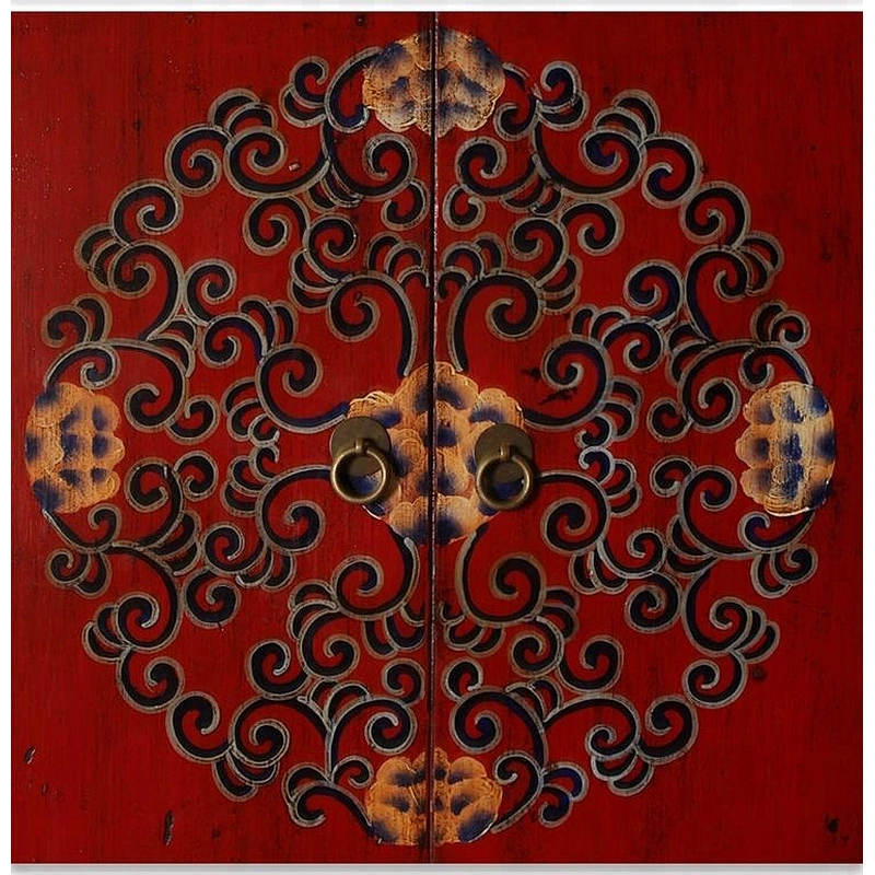 wholesale chinese antique reproduction painted lacquer bedroom furniture