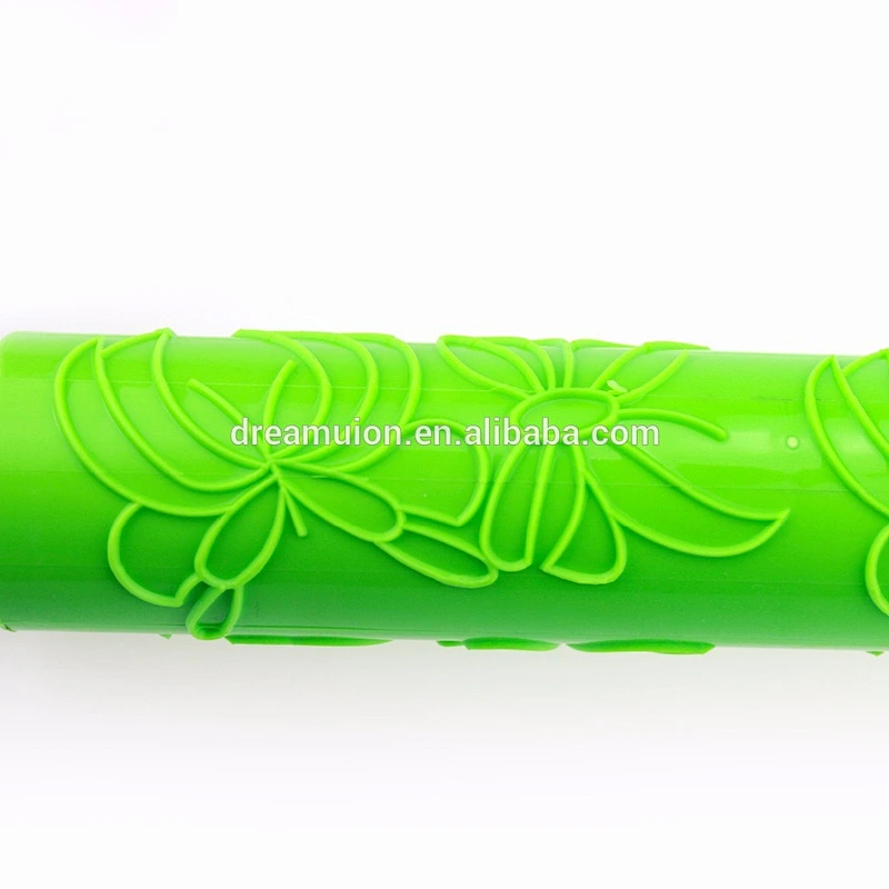 Fondant Embossing Rolling Pin - Flower pattern design