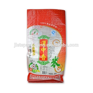 Agruicultural use wholesale 25kg plastic basmati rice packaging bag