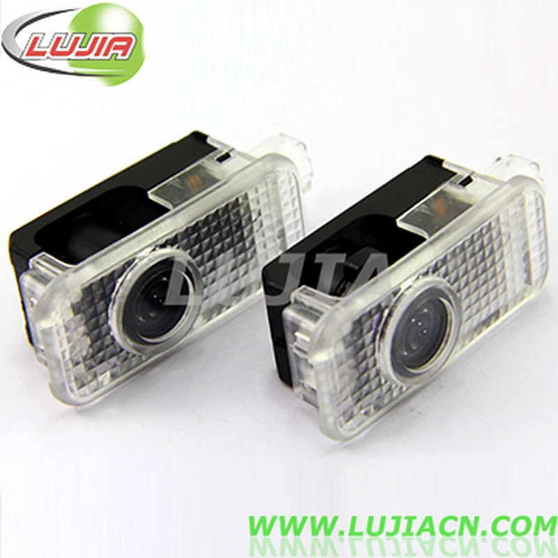 Hot sale No Need Drilling Audis welcome LED Shadow logo door Light