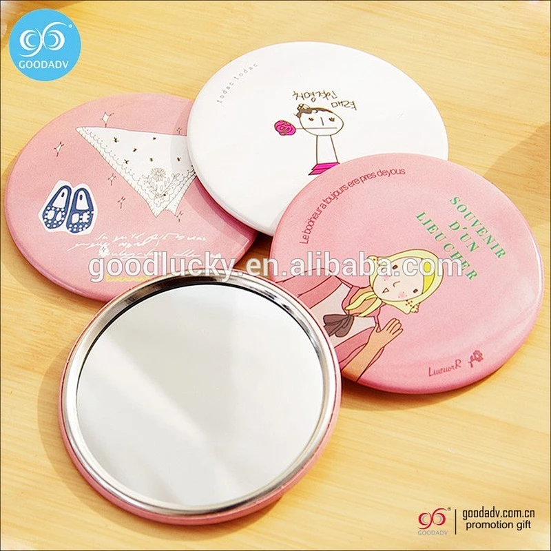 Promotional gifts custom small mini mirror