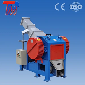 Tyrone 30kw pvc plastic pipe grinder crusher machine plastic pipe crusher machine