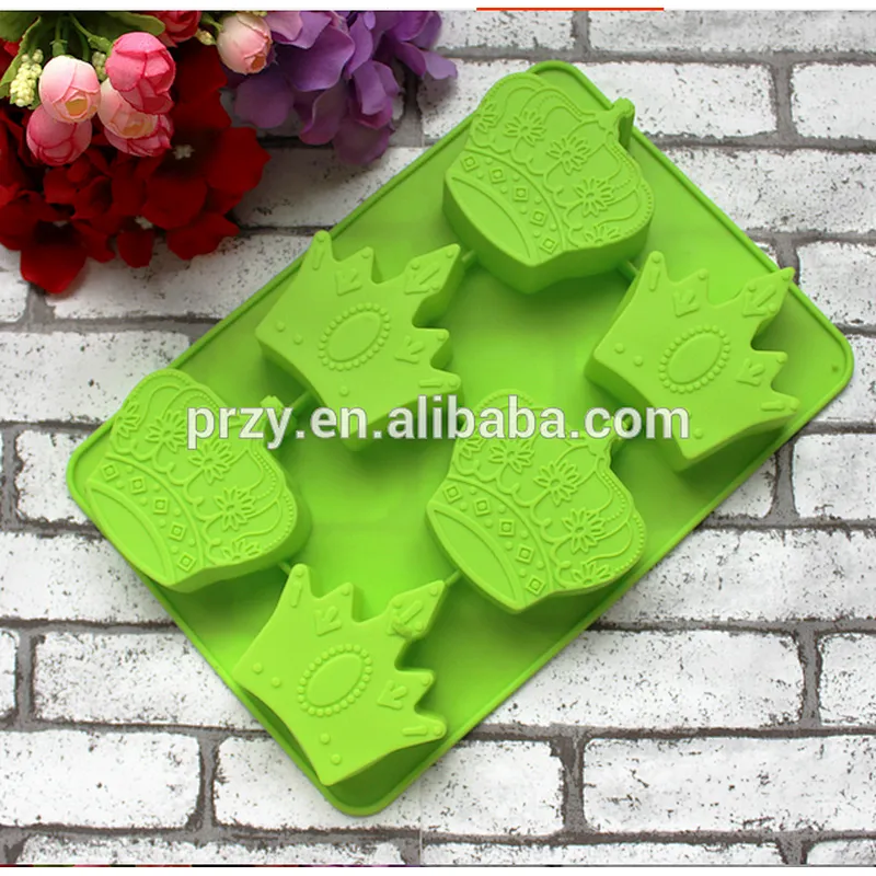 Top selling Handmade crown silicone molds for soap