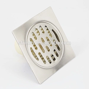 High Quality Chrome Plated Stainless Steel Shower Drains Plastic Water Seal Outdoor Floor Drain KL- A106