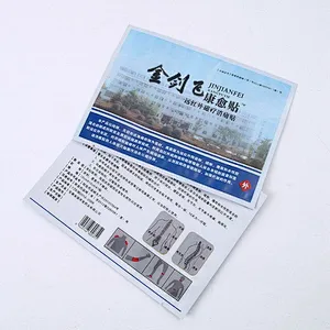 PE self-styled transparent plastic plaster bag