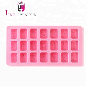 Custom Cavity 3D Mahjong Silicone Chocolate Cake Mold For Chocolate Ice Cube Soap Candy cake decorating