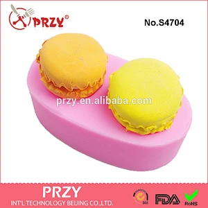 S4704 food grade 2 hole macaron soap mold silicone soap molds silicone macaron mold for soap