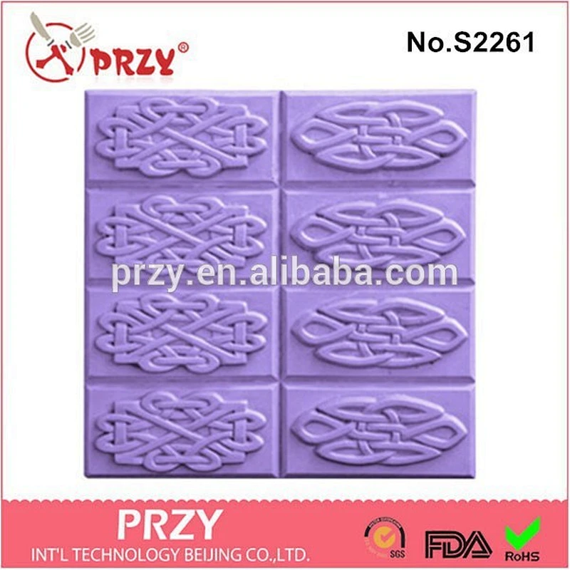 Tray Knots silicone soap molds for soap making