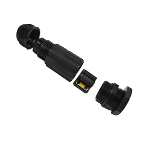 M25 2pin 3pin led lighting outdoor cable waterproof connector ip68