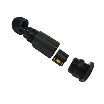 M25 2pin 3pin led lighting outdoor cable waterproof connector ip68