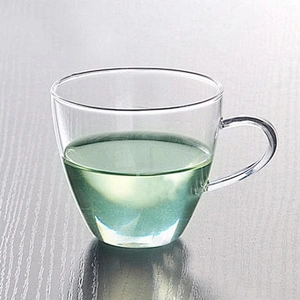 Cheap clear glass cup little red tea 150ml unbreakable single wall glass coffee cup
