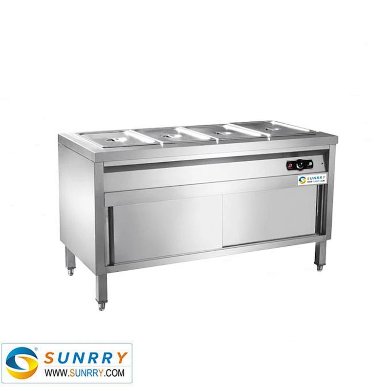 Stainless steel electric commercial buffet bain marie food and soup warmer