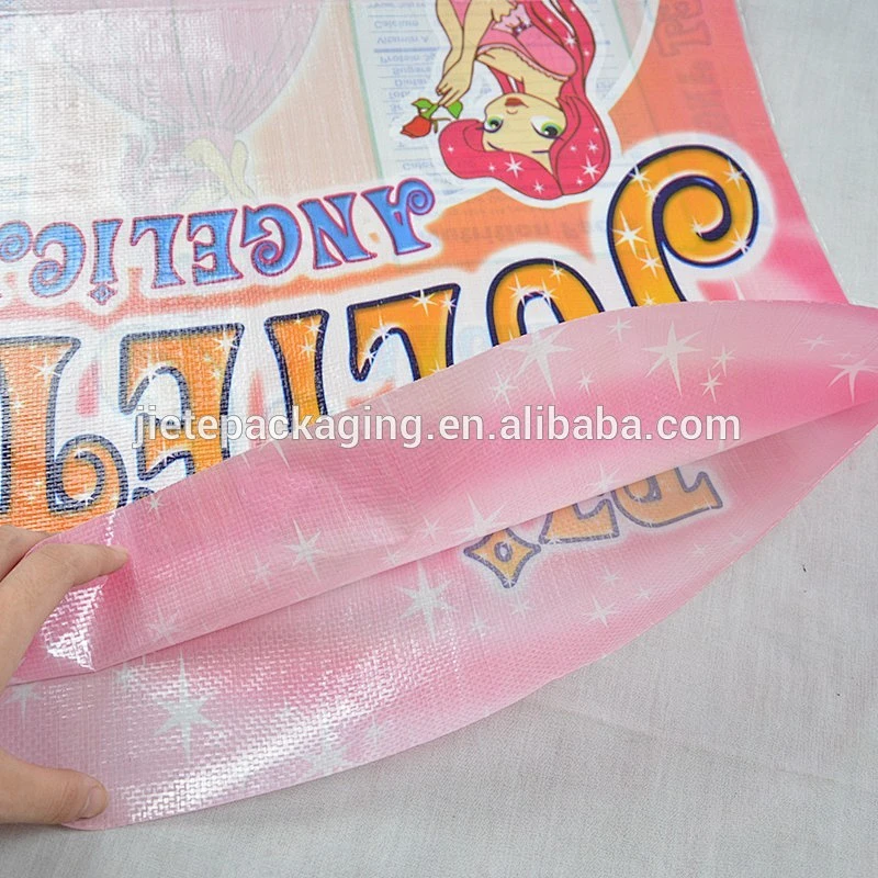 China PP woven sack bag for agricultural products 5kg rice packing plastic material free samples