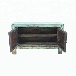 wholesale chinese antique lacquered reproductionwooden lobby sideboard mongolian living room furniture