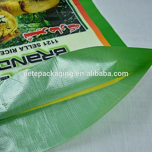 Customized laminated pp woven food packaging flour, rice, grain, corn bag for sale manufacturer