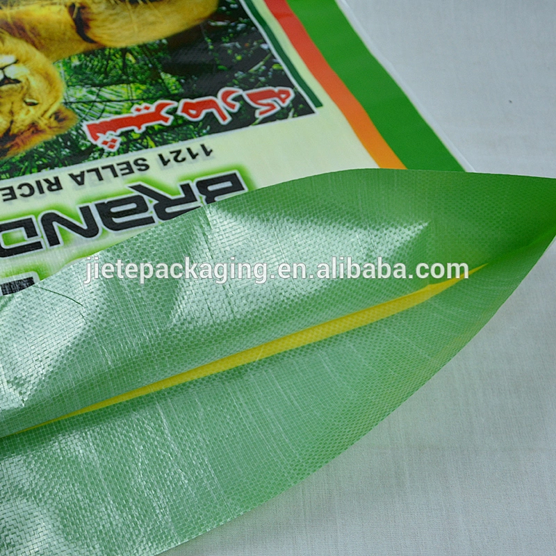 Customized laminated pp woven food packaging flour, rice, grain, corn bag for sale manufacturer