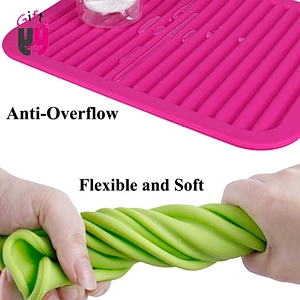 rectangle washable silicon placemat for kids