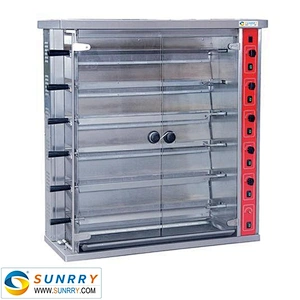 Rotisserie chicken gas oven for 30 PCS chicken rotisseries equipment (SUNRRY SY-CHR30G)