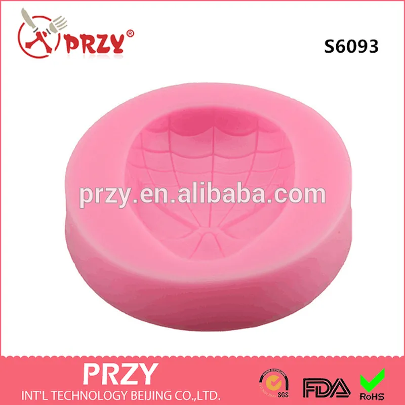 Spiderman mask silicone mold for soap handmade soap mold