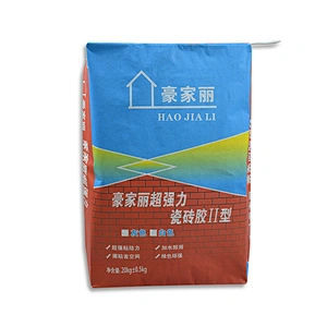 High quality custom 20kg kraft paper bag with valve
