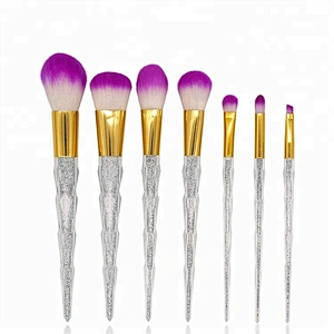 Make Up Powder Make Your Own Brand Diamend Handle 7pcs Makeup Brush Set Beauty High Quality