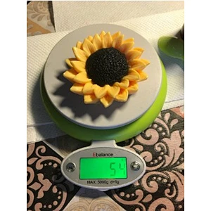 2018 new arrivals gel die 3D Aroma Stone Sunflower Flower Silicone molds for Soap