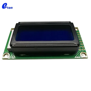 Hot Sale Best Price 16pin 8x2 0802 COB STN Blue Character Transflective Lcd Display Module