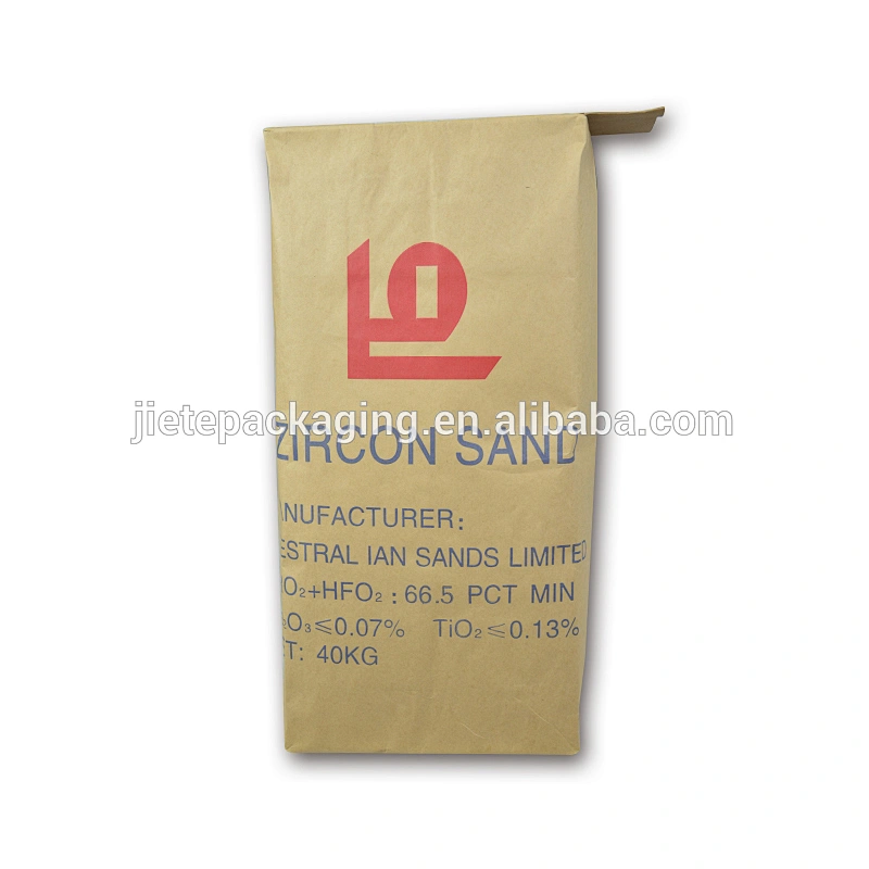Kraft paper valve open 50kg 40kg wall putty, chemical powder bag