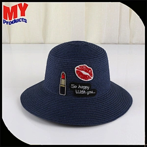 Straw hats 2017 for lady cute pattern straw hats