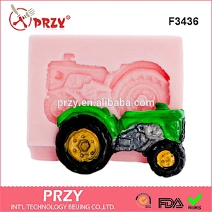 F3436 Tractor Mold Silicone Mold cake Mould