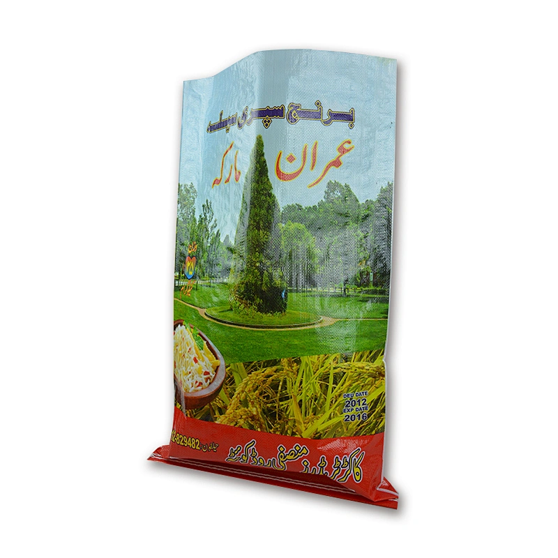 Agricultural use cheap bopp laminated material polypropylene plastic rice bag