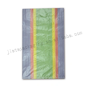 Customized new design reusable pp woven shopping bag with D handle