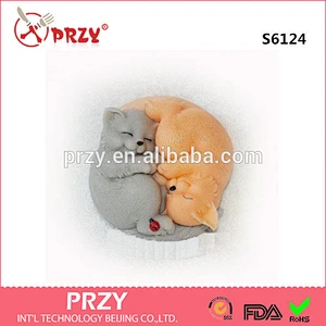 KITTENS YIN and YANG 3D cute silicone soap mold candle mold chocolate mold