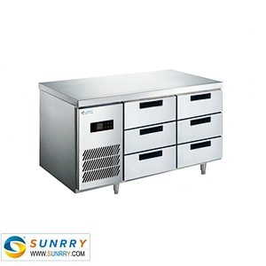 Worktable With Drawer Daily Refrigerator Six Drawers (SY-RT1500GN6 SUNRRY)