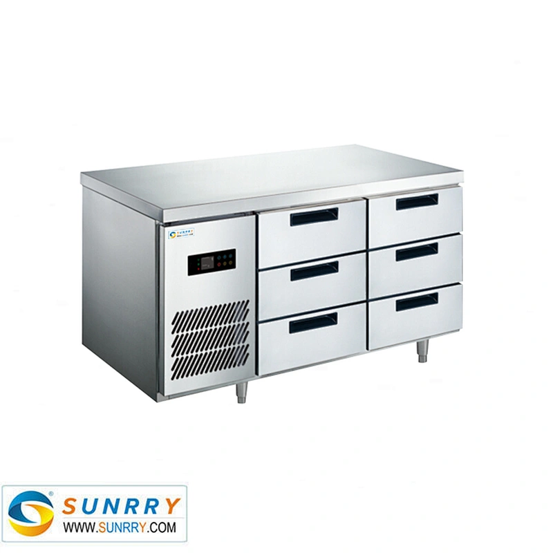 Worktable With Drawer Daily Refrigerator Six Drawers (SY-RT1500GN6 SUNRRY)