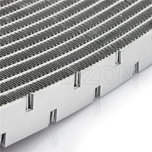 Custom aluminum motorcycle radiator for suzuki gsx1300