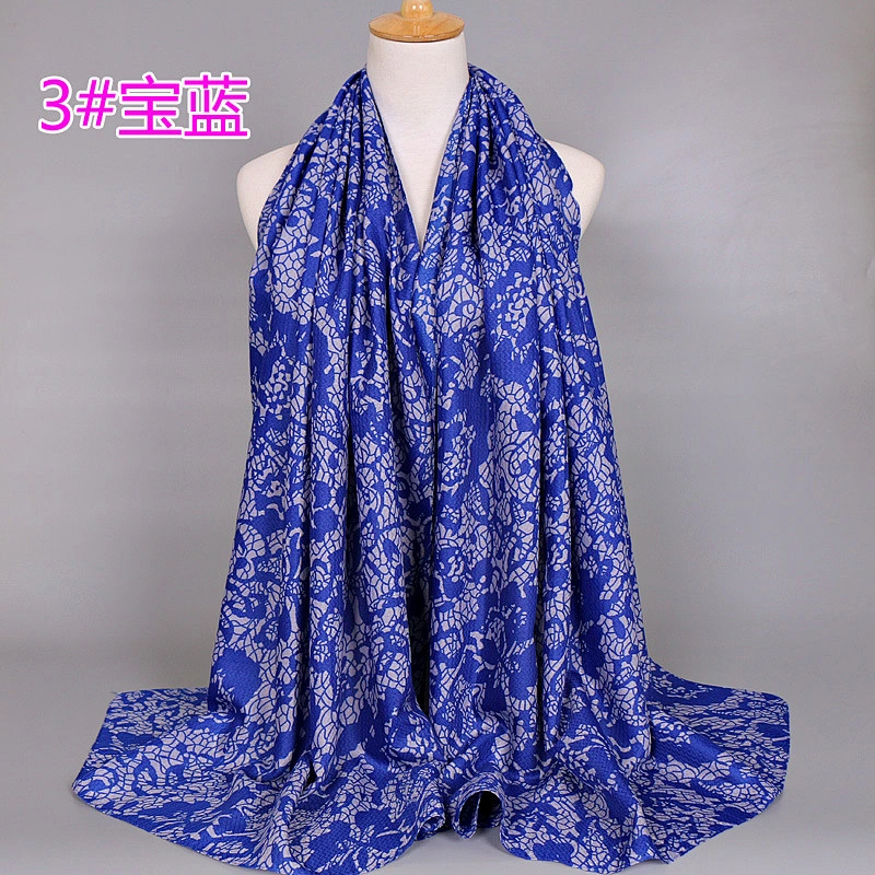 Winter women shawls china bamboo 100% cotton pashmina shawl scarf