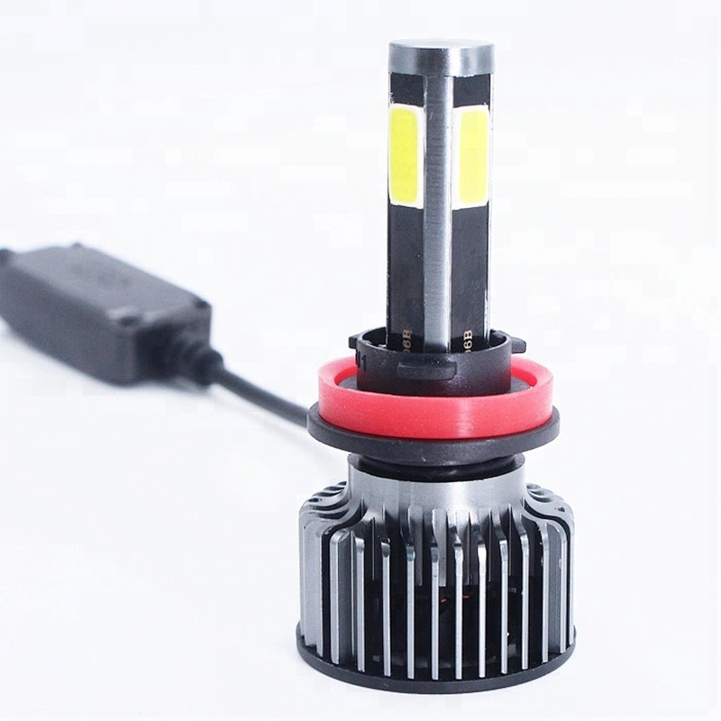 12V car led headlight 4 side H8 H9 H11 LED Light Bulbs