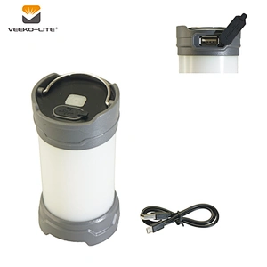 2018 HOT SELLING USB RECHARGEABLE 120 LUMENS CAMPING LANTERN 3.7V 2200MAH LI-ION BATTERY